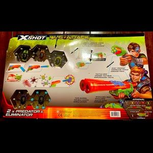 Zuru X shot Bug Attack dart gun. Brand new in box.